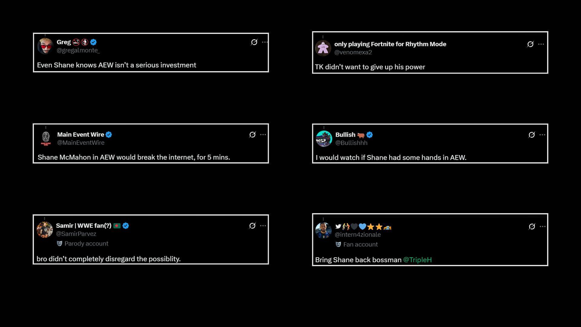 Fans react to Shane's statement about AEW